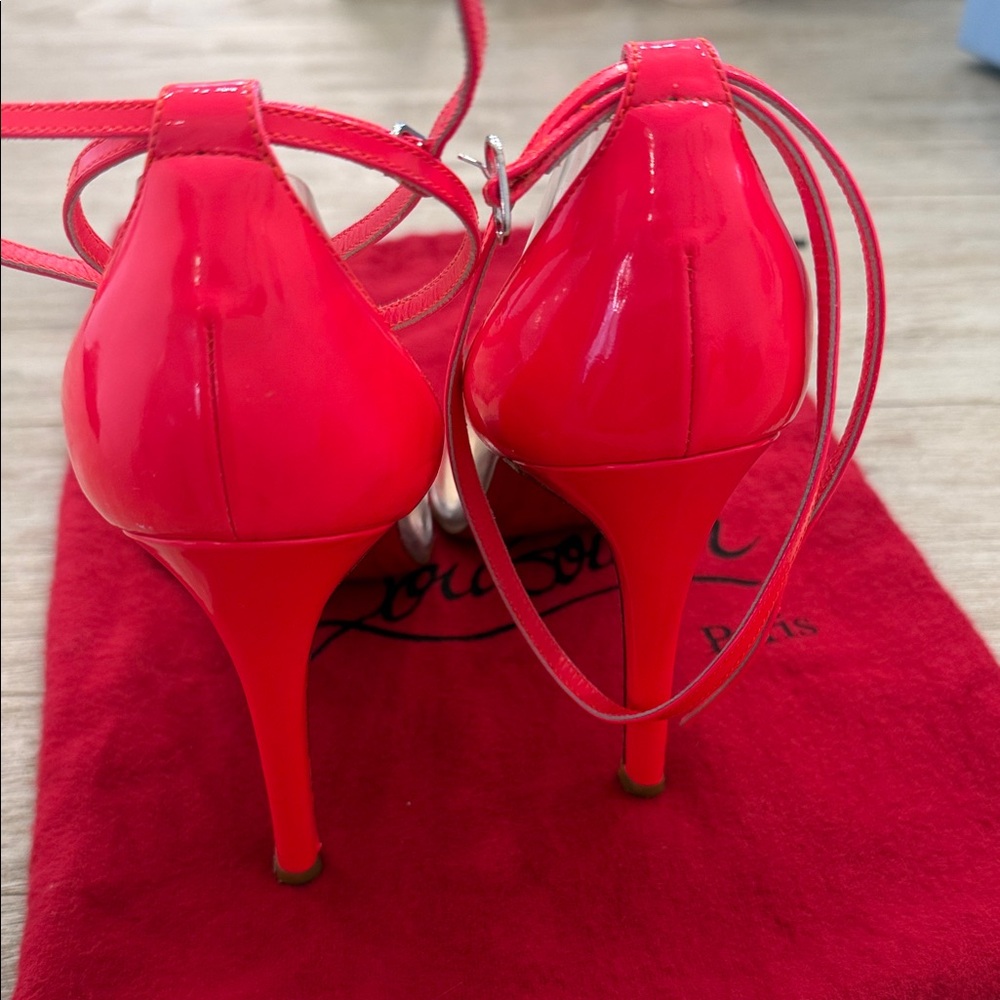 Christian Louboutin 
Christian Louboutin Neon Pink Patent Leather - Picture 3 of 6